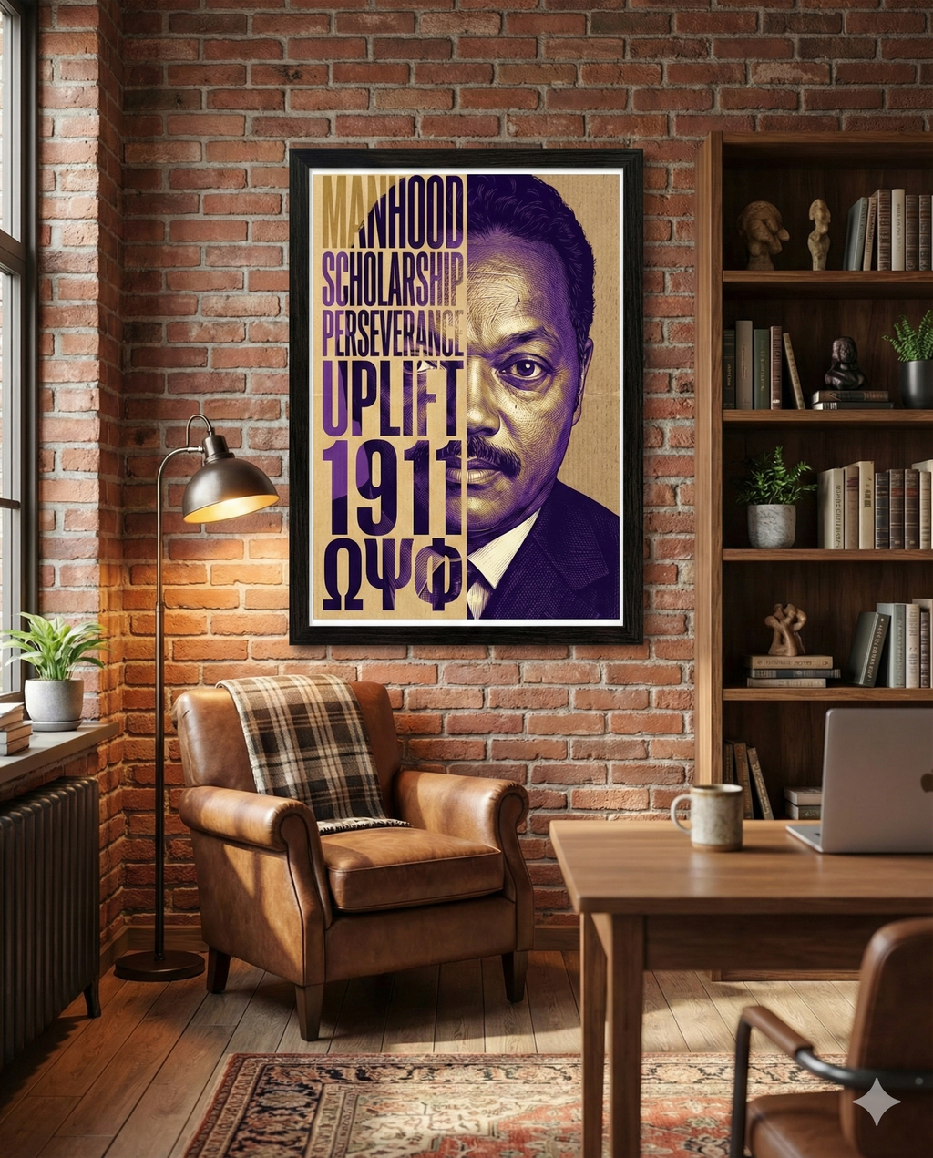 Jesse Jackson Commemorative Art Print