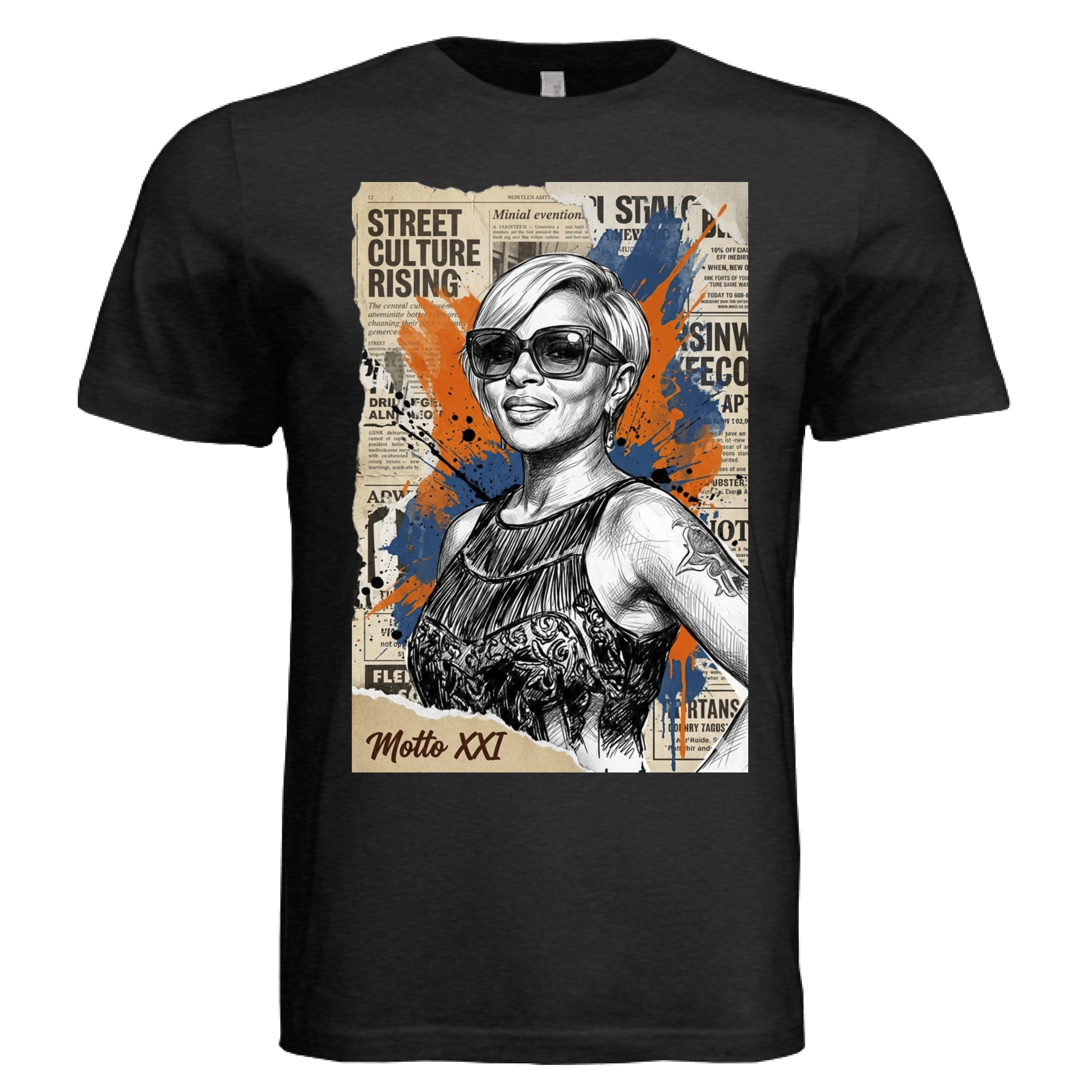 BLK HTHR TRIBLND - FRONT