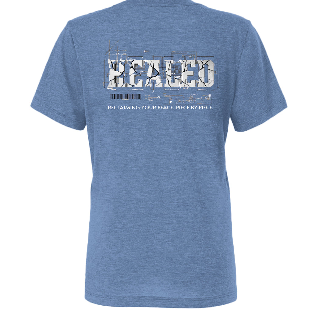 Blue Triblend - BACK