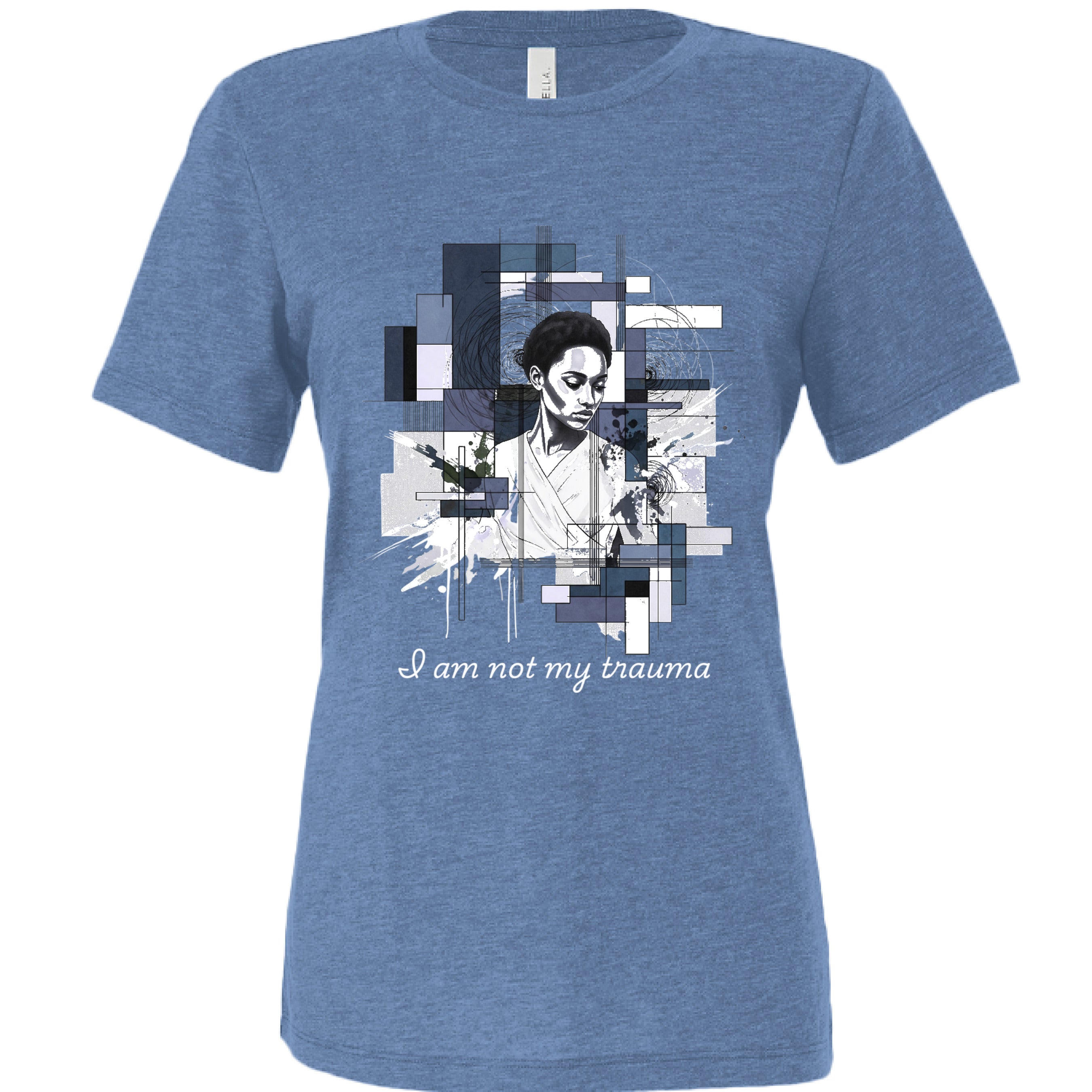 Blue Triblend - FRONT